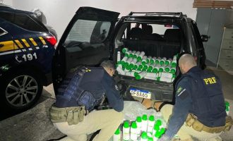 PRF e PF prendem homem por contrabando de agrotóxicos em Jaguarão