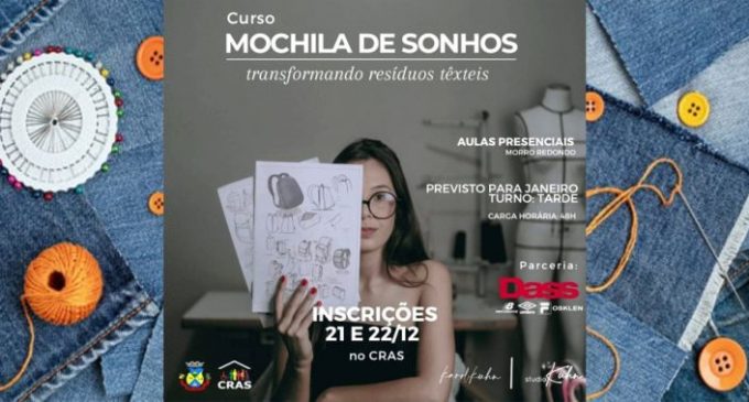 Curso de reutilização criativa é oferecido pelo CRAS Morro Redondo