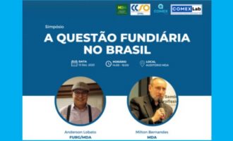 Simpósio aborda a questão fundiária no Brasil