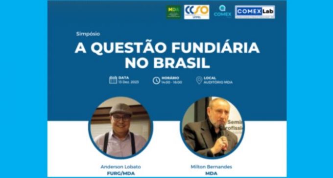 Simpósio aborda a questão fundiária no Brasil
