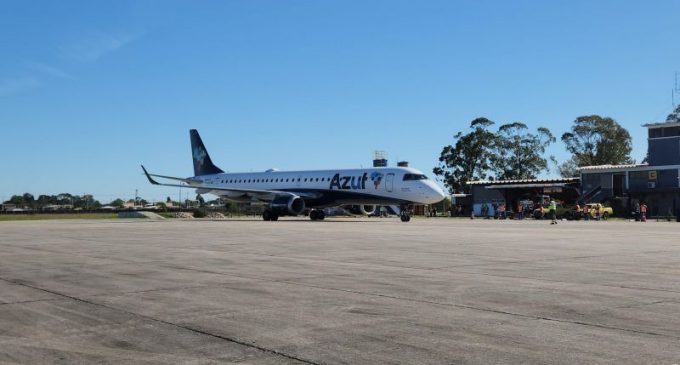 Aeroportos de Pelotas e Uruguaiana recebem primeiros voos da malha aérea emergencial
