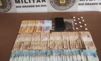 Brigada Militar prende homem por tráfico de drogas em Pelotas