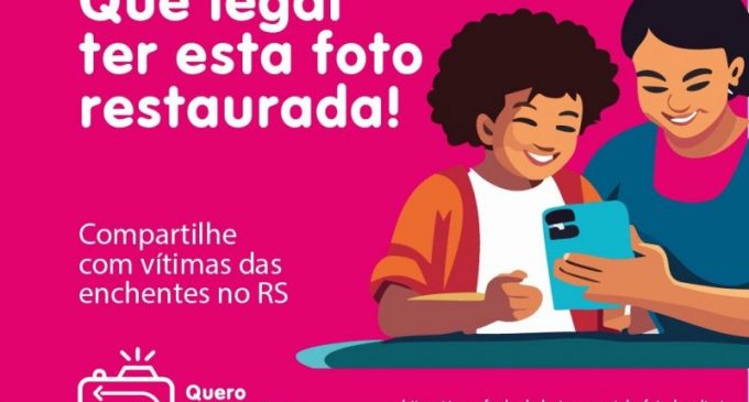 Projeto “Quero Minha Foto de Volta” ajuda famílias a recuperarem memórias após cheias no RS