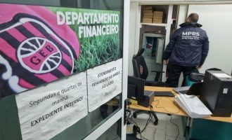 Operação Marcola: GAECO/MPRS investiga ex-dirigentes do Brasil de Pelotas por desvio de valores do clube