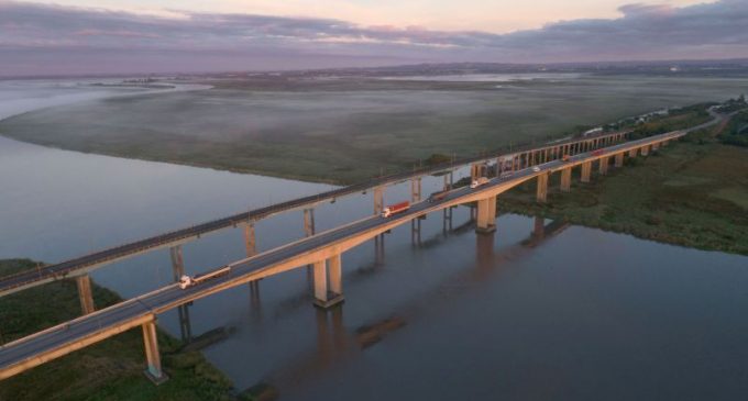 Ecosul faz parcial em cabeceira da ponte do São Gonçalo neste domingo (28/07)