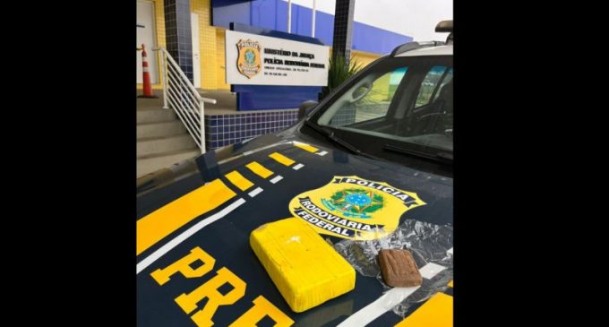 PRF prende traficante transportando cocaína em carro de transporte por aplicativo em Pelotas