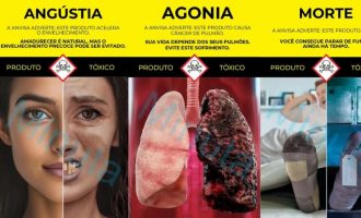 Anvisa apresenta novas imagens contra fumo em embalagens de cigarros