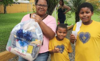 LBV Pelotas arrecada alimentos para compor cestas de Natal