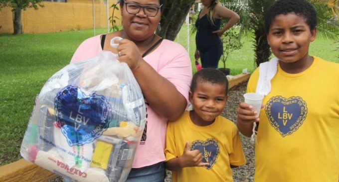 LBV Pelotas arrecada alimentos para compor cestas de Natal