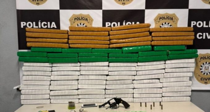 Polícia Civil apreende 67 quilos de maconha em Pelotas