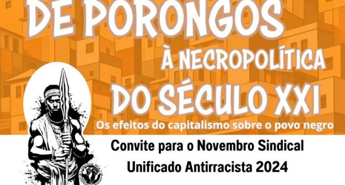 Novembro Unificado Sindical Antirracista homenageia Lanceiros Negros