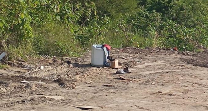 Um dia depois da limpeza, área já recebe descarte irregular