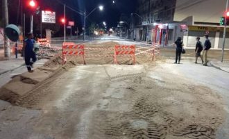 Trânsito volta ao normal na Marechal Floriano