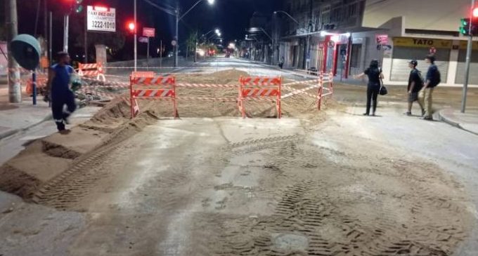 Trânsito volta ao normal na Marechal Floriano