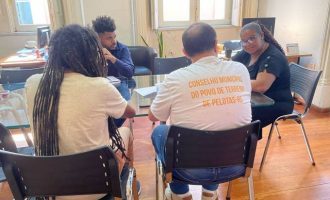 Prefeita em exercício se reúne com Conselho municipal do Povo de Terreiro de Pelotas