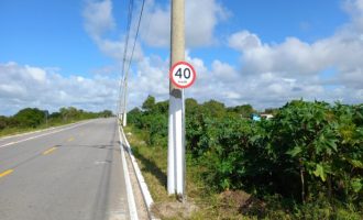 Estrada do Engenho sofre com furto de placas de sinalização