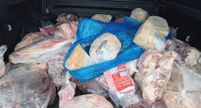 Vigilância apreende 278,5kg de carne em Pelotas