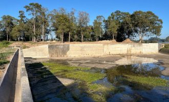 Estruturas de segurança da barragem Santa Bárbara são reforçadas