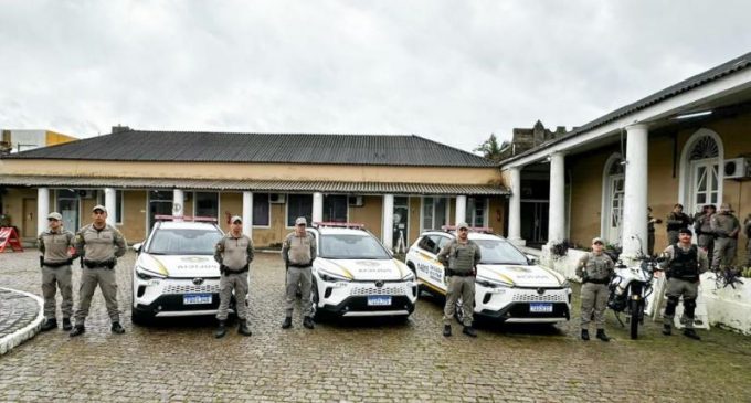 Brigada Militar de Pelotas recebe viaturas e equipamentos