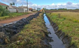 Rede de drenagem no Laranjal recebe intervenção