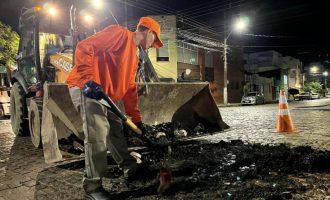 Mutirão remove dez toneladas de resíduos dos bueiros em quatro dias