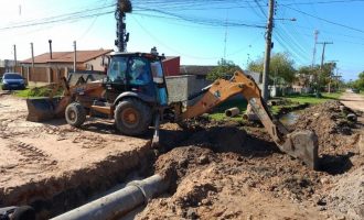 Prefeitura abre quatro frentes de microdrenagem