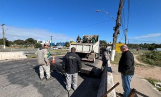 Cabeceiras das pontes entre Bento e Rodoviária passam por intervenções
