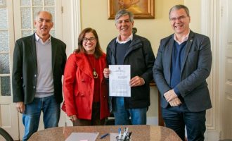 Marroni assina protocolo de intenções com UFPel e IFSul