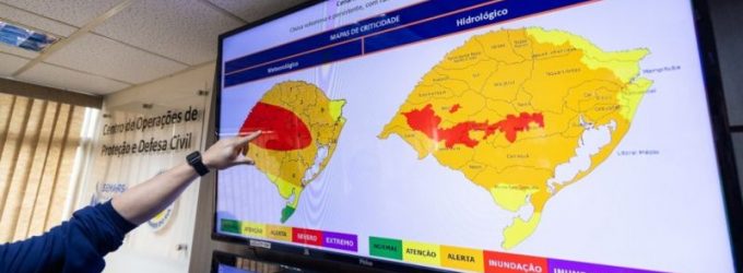 Defesa Civil do Estado reforça alerta de chuva volumosa e risco de temporais até sexta (20)