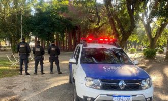 Policiamento reforçado na Praça Piratinino de Almeida