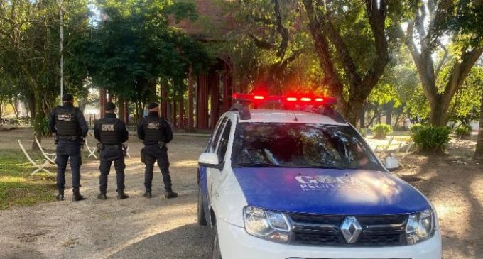 Policiamento reforçado na Praça Piratinino de Almeida