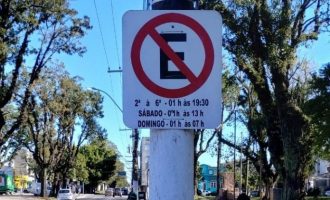 Proibição de estacionamento na Av. Bento é ampliada