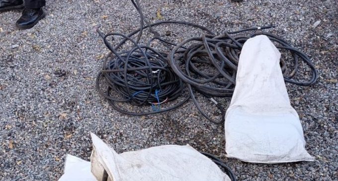 Operação combate receptação de cabos furtados em Pelotas