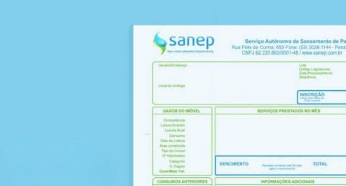 Conta de água terá código de barras separado para taxa do lixo