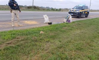PRF prende dois homens e apreende um menor por saque de carga em Rio Grande