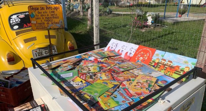 Fuscoteca do Amadinho alcança marca de mil livros distribuídos em São Lourenço do Sul