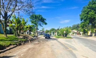 Remoção de areia alarga via em mais de três metros no Areal