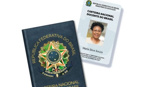 Professores já podem solicitar a Carteira Nacional Docente do Brasil