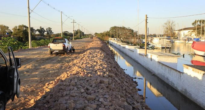 Prefeitura trabalha para proteger o Município de novas inundações