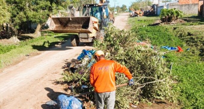 Em dois dias, Prefeitura recolhe 670 toneladas de lixo irregular em Pelotas