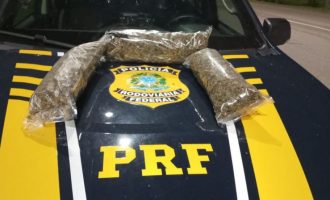 PRF prende traficante em ônibus em Capão do Leão