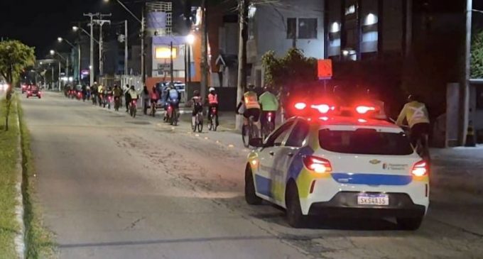 Agentes de Trânsito acompanham passeios ciclísticos há dez anos