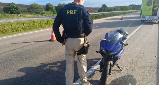 Motociclista morre na BR-116 em São Lourenço do Sul