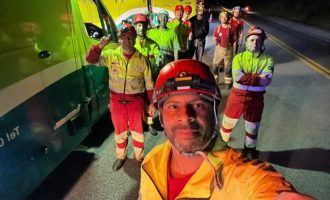 Operação tem final feliz após vítima ficar dez horas presa às ferragens