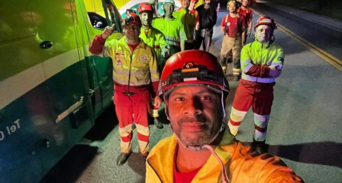 Operação tem final feliz após vítima ficar dez horas presa às ferragens