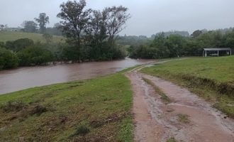 Ciclone extratropical gera transtornos na zona rural