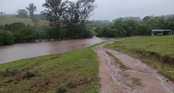 Ciclone extratropical gera transtornos na zona rural