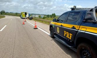 Motociclista morre em acidente na BR-392