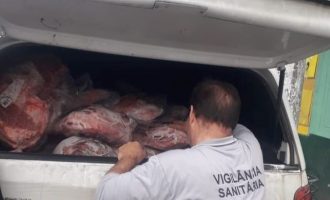Vigilância Sanitária apreende 50 quilos de carne bovina em Pelotas