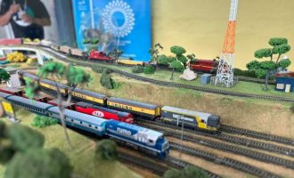 Mostra de Ferromodelismo no Mercado Central vai até o dia 6